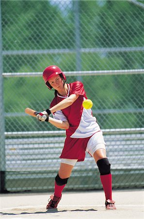 softball - Sports Fotografie stock - Rights-Managed, Codice: 858-03044913