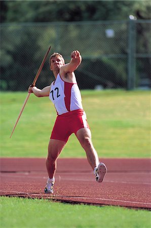 female teen in track and field - Sports Stock Photo - Rights-Managed, Code: 858-03045709