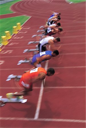 start motion blur - Sports Stock Photo - Rights-Managed, Code: 858-03045737