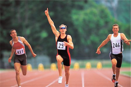 sprint finish - Sports Stock Photo - Rights-Managed, Code: 858-03045792