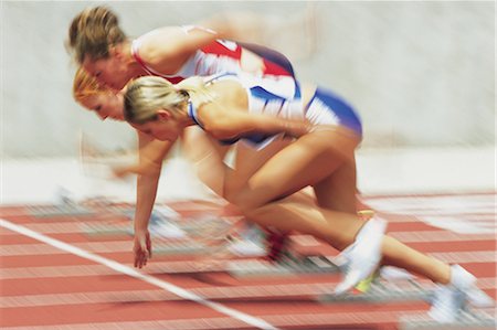 pic of a track and field start - Sports Stock Photo - Rights-Managed, Code: 858-03045870