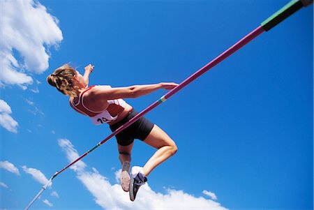 female teen in track and field - Sports Stock Photo - Rights-Managed, Code: 858-03045898