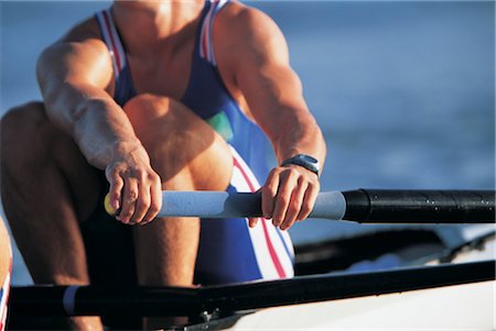 single man rowing - Sports Stock Photo - Rights-Managed, Code: 858-03046236