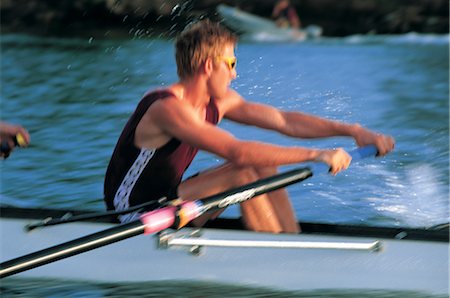 single man rowing - Sports Stock Photo - Rights-Managed, Code: 858-03046264
