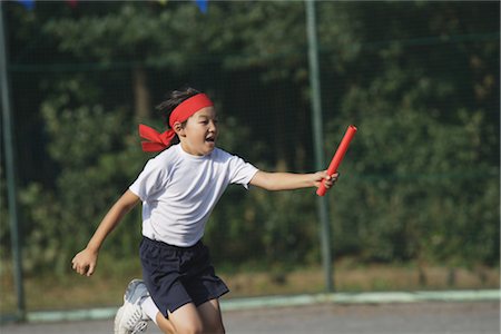 relay baton - Relay Race Stock Photo - Rights-Managed, Code: 858-03046935