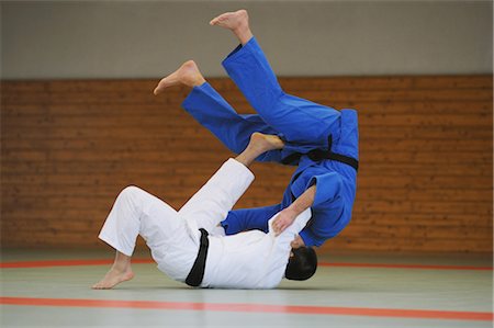 Judo Takedown Stock Photo - Rights-Managed, Code: 858-03047605