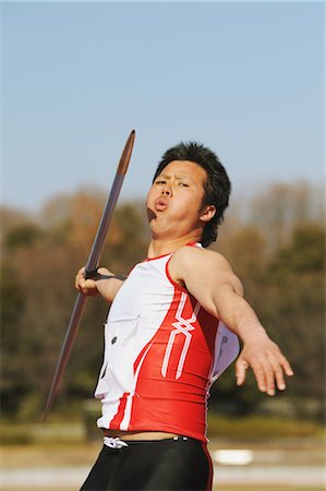 Javelin Thrower Stock Photo - Rights-Managed, Code: 858-03047713