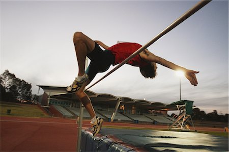 High Jump Stock Photo - Rights-Managed, Code: 858-03048804