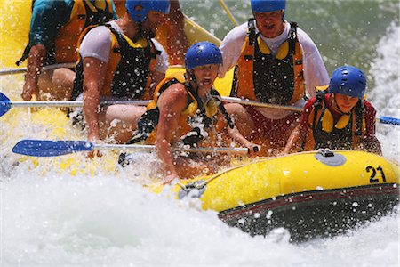 Whitewater Rafting Stock Photo - Rights-Managed, Code: 858-03049036