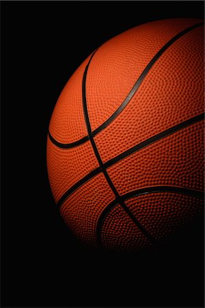sports basketball portrait black background - Basketball Stock Photo - Rights-Managed, Code: 858-03049844