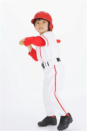 simsearch:858-03046840,k - Smiling baseball player with baseball bat Foto de stock - Con derechos protegidos, Código: 858-03050031