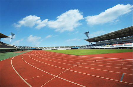 racing track nobody - Sports Field Stock Photo - Rights-Managed, Code: 858-03050171