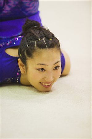 rhythmic gymnast - Young woman performing rhythmic gymnastics Stock Photo - Rights-Managed, Code: 858-03050200