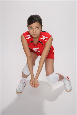 Volleyball Player Stock Photo - Rights-Managed, Code: 858-03050422