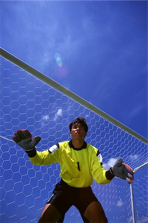 soccer goalie hands - Goalie Stock Photo - Rights-Managed, Code: 858-03051254