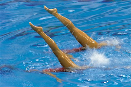 Synchronized Swimming Foto de stock - Con derechos protegidos, Código: 858-03051438