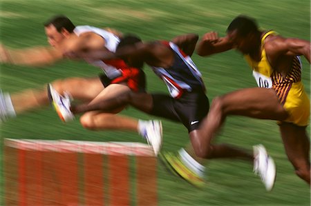 slow shutter - Hurdle Race Foto de stock - Con derechos protegidos, Código: 858-03051476