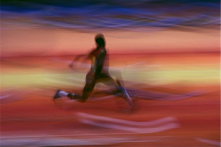 salto in lungo - Long Jump Fotografie stock - Rights-Managed, Codice: 858-03051513