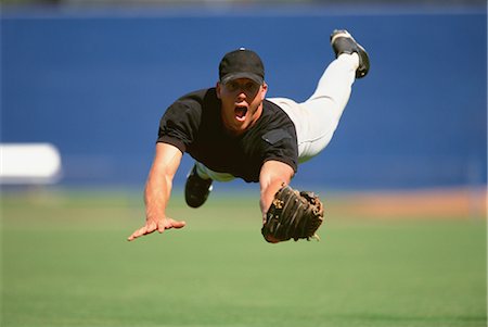 diving for baseball - Baseball Photographie de stock - Rights-Managed, Code: 858-03051586