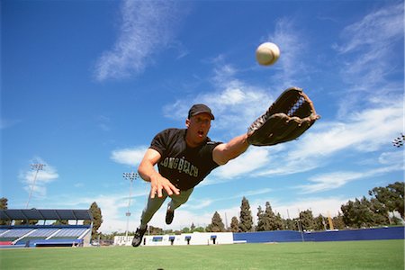 diving for baseball - Baseball Photographie de stock - Rights-Managed, Code: 858-03051583