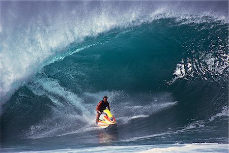 dangerous curve - Jet-Skiing Stock Photo - Rights-Managed, Code: 858-03052115