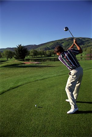 simsearch:858-03052202,k - Golfing Foto de stock - Con derechos protegidos, Código: 858-03052178