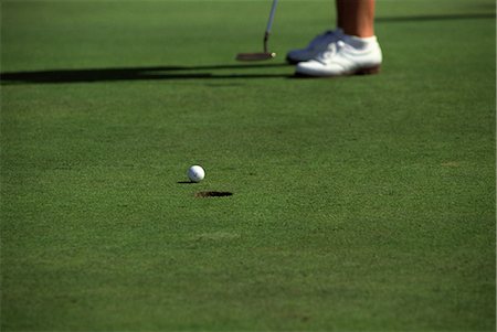 Golf (Putting) Stock Photo - Rights-Managed, Code: 858-03052196