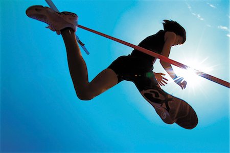 Pole Vault Jump Stock Photo - Rights-Managed, Code: 858-03052625