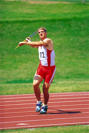 Javelin Throw Stock Photo - Rights-Managed, Code: 858-03052681