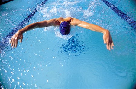 simsearch:858-03053165,k - Swimming (Butterfly Stroke) Stock Photo - Rights-Managed, Code: 858-03052710