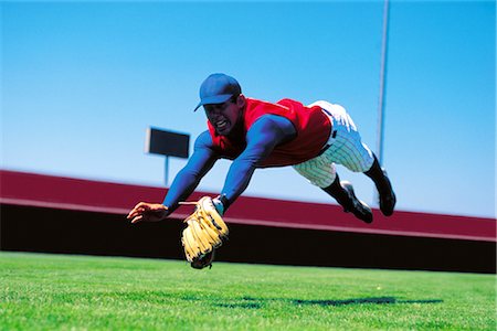 diving for baseball - Baseball (Catcher) Stock Photo - Rights-Managed, Code: 858-03052721