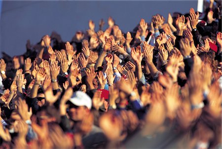 sport applauding - Stadium Crowd Stock Photo - Rights-Managed, Code: 858-03052774