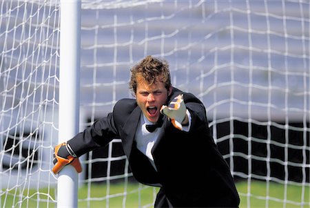 Soccer (Goalie) Stock Photo - Rights-Managed, Code: 858-03052832