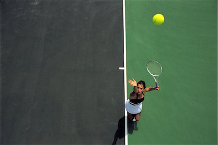 saque (deportes) - Tennis Foto de stock - Con derechos protegidos, Código: 858-03052889