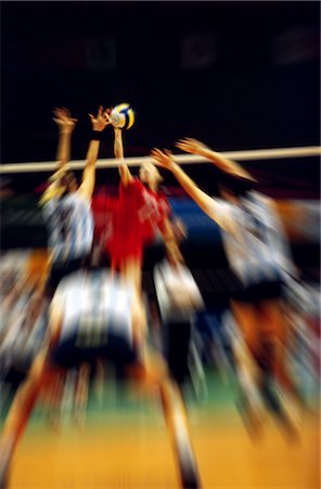 simsearch:858-03052908,k - Volleyball match Foto de stock - Con derechos protegidos, Código: 858-03052918