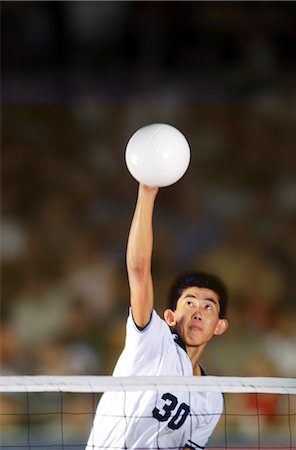 Volleyball match Stock Photo - Rights-Managed, Code: 858-03052923