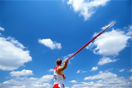 Javelin Throw Stock Photo - Rights-Managed, Code: 858-03052961