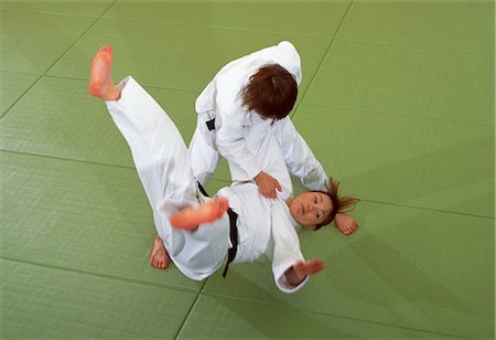 simsearch:858-03047596,k - Judo wrestlers Stock Photo - Rights-Managed, Code: 858-03053047