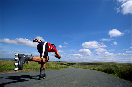 In-Line Skating Stock Photo - Rights-Managed, Code: 858-03053104