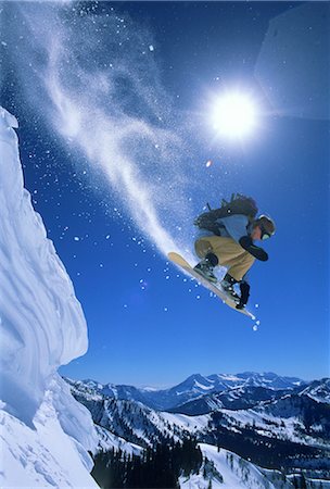 simsearch:858-03053575,k - Snowboarding (Mid-Air) Stock Photo - Rights-Managed, Code: 858-03053616