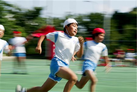 Japanese School Sports Festival Stock Photo - Rights-Managed, Code: 858-03053745