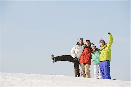 simsearch:858-03448671,k - Couples Enjoying Standing on Snowfield Stock Photo - Rights-Managed, Code: 858-03448728