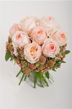 pink roses white background - Wedding Image Foto de stock - Con derechos protegidos, Código: 859-06354557