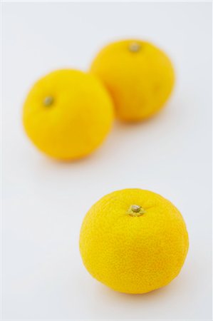 Three Yuzu fruits Stock Photo - Rights-Managed, Code: 859-06469790