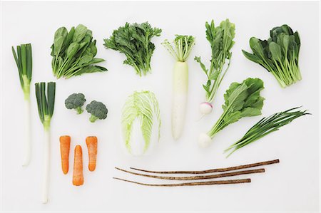 Mixed vegetables arrangement Stock Photo - Rights-Managed, Code: 859-06470248