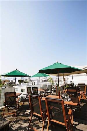 dining table - Restaurant terrace Photographie de stock - Rights-Managed, Code: 859-06537752