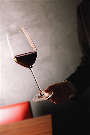 elegant wine tasting - Red wine Stock Photo - Rights-Managed, Code: 859-06537804