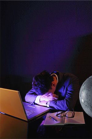 desk directly above - Businessman working Stock Photo - Rights-Managed, Code: 859-06537864