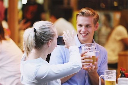 pub - Tourist couple visiting Tokyo Stock Photo - Rights-Managed, Code: 859-06538251