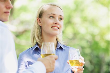 Young couple drinking wine Stock Photo - Rights-Managed, Code: 859-06538261